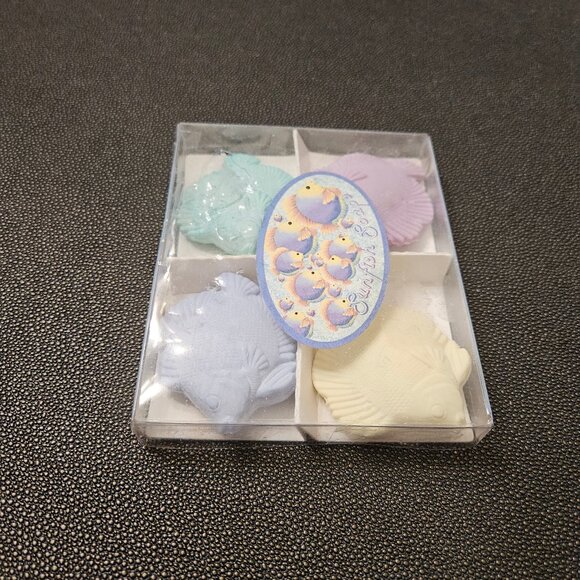 BRAND NEW SET OF FOUR SUNFISH-SHAPED SOAPS - Picture 4 of 6